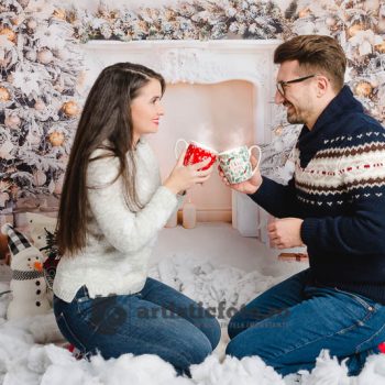 Sedinta foto Craciun cuplu