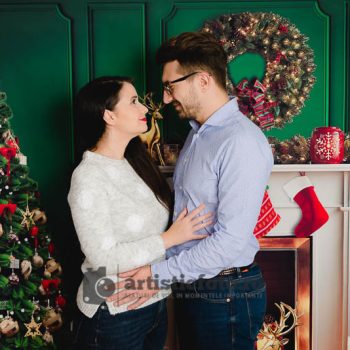 Sedinta foto Craciun cuplu