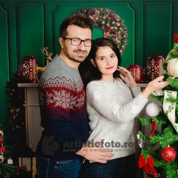 Sedinta foto Craciun cuplu
