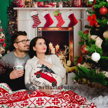 Sedinta foto Craciun cuplu