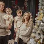 familie cu copii sedinta foto craciun Bucuresti