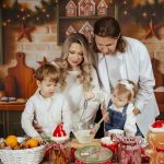 familie cu copii sedinta foto craciun Bucuresti